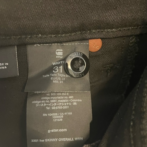 G star raw denim jumpsuit - Picture 5 of 9